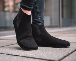 Sköt om dina barfotaskor i mocka (ruskinn) 