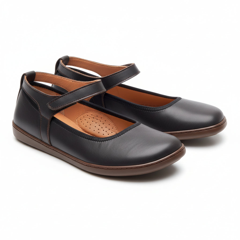 Banqet nappa mörkbrun