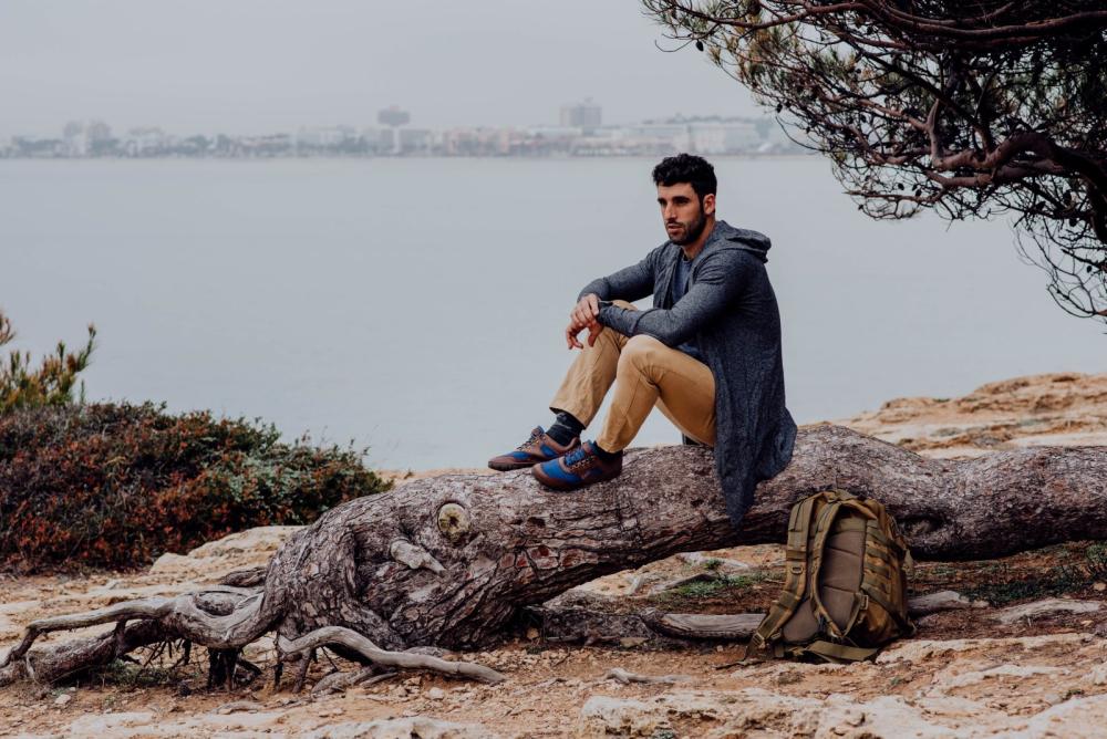 Hiqe lågbrun blå vattentät