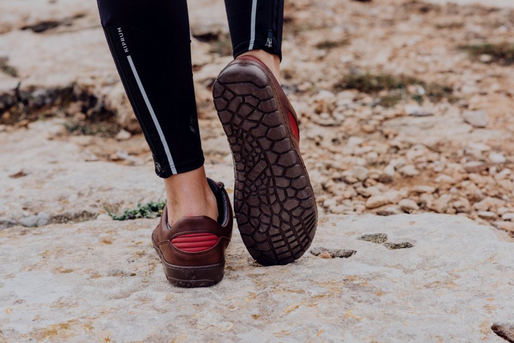 Hiqe låg vegan kamel röd vattentät