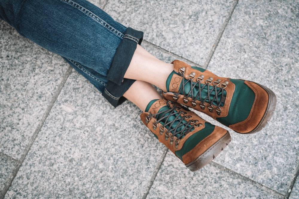 Hiqe Mid Brown Green Waterproof