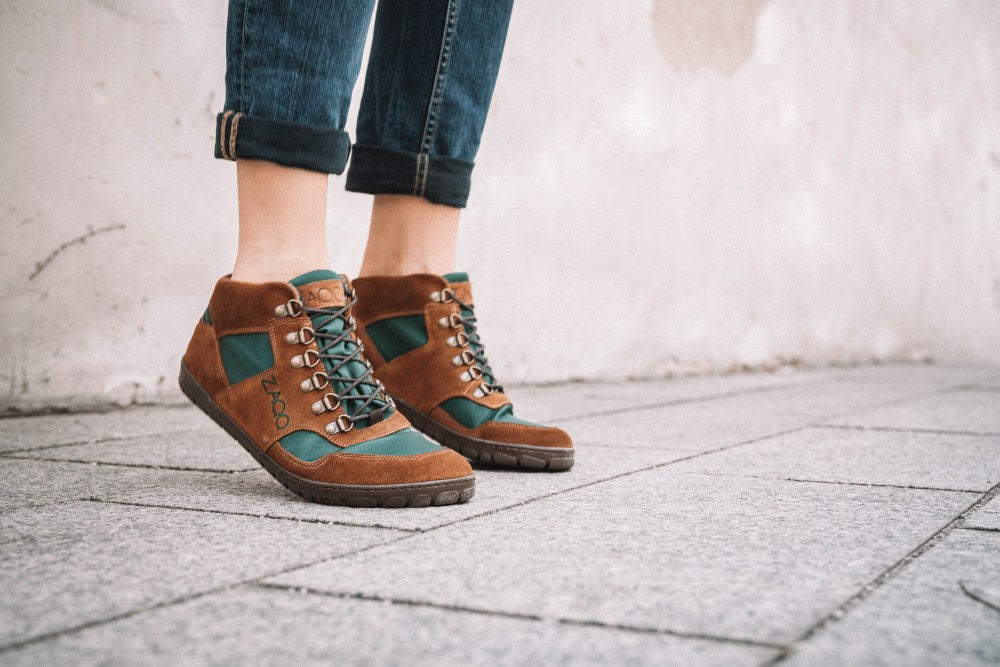 Hiqe Mid Brown Green Waterproof