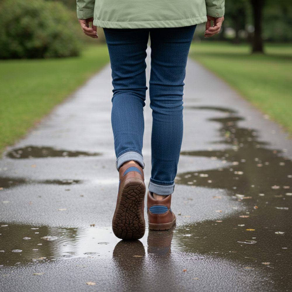 Hiqe Mid Vegan Blue Waterproof