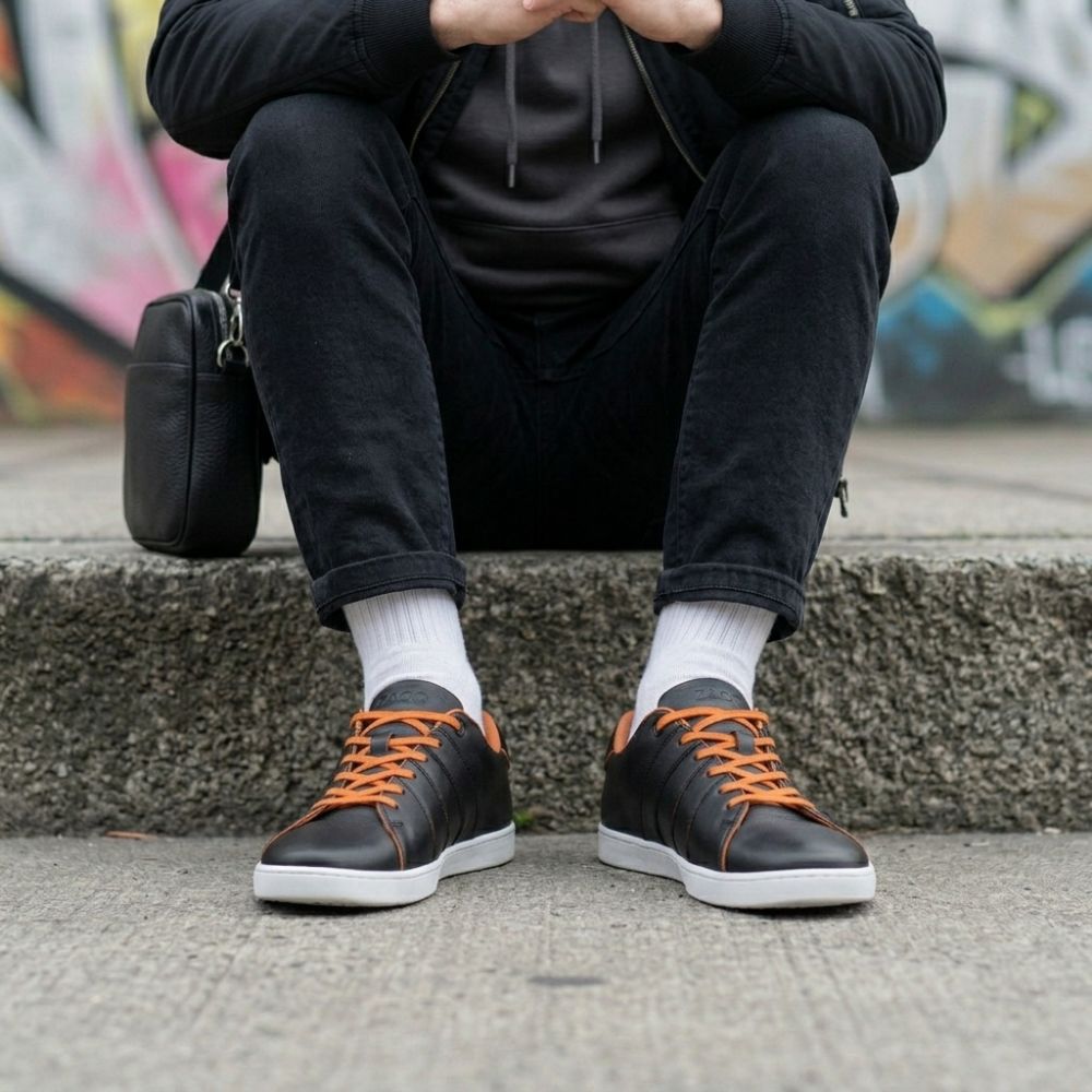 Qqq låg svart orange