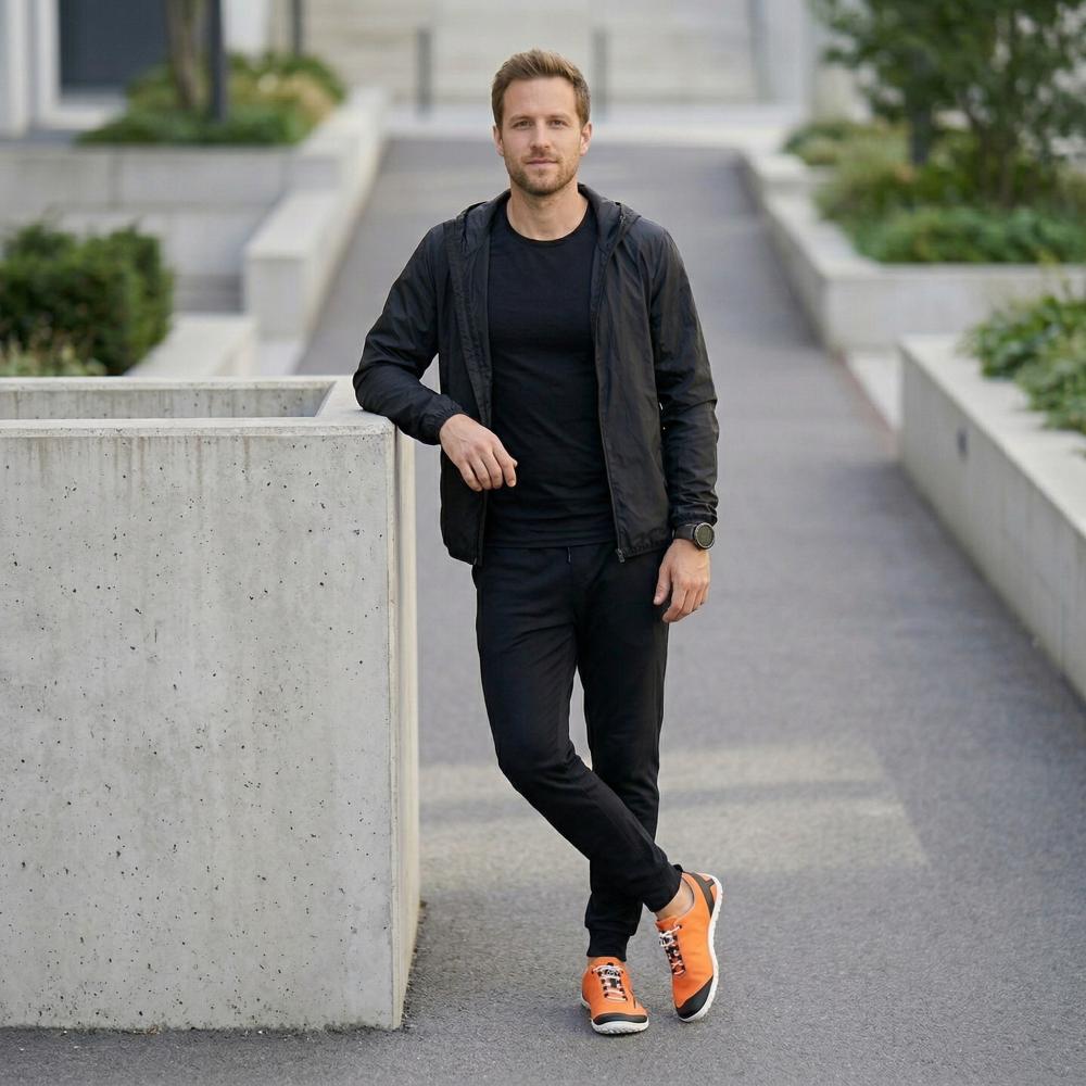 Sqim orange svart